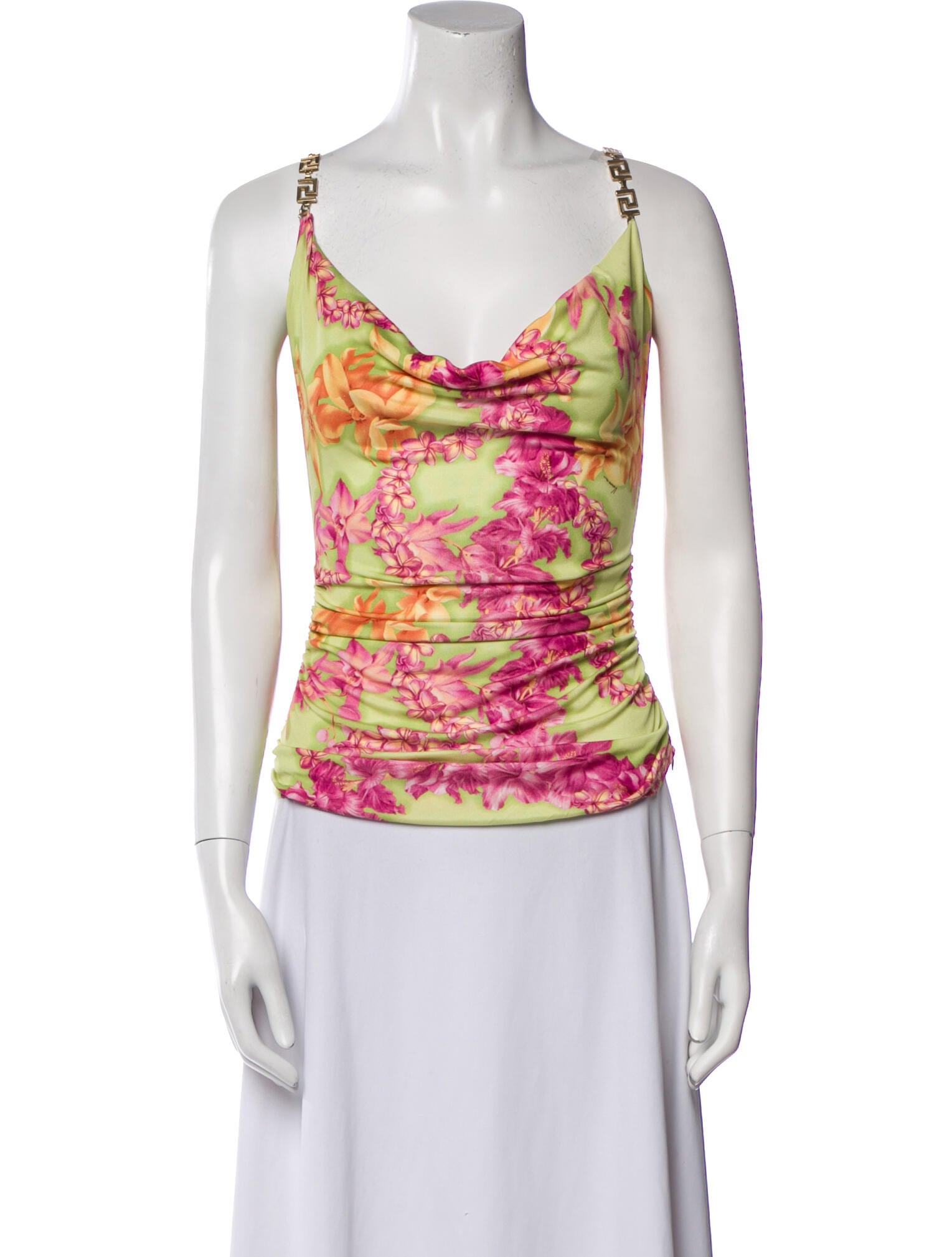 Versace Silk Printed Top