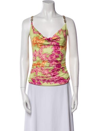 Versace Silk Printed Top