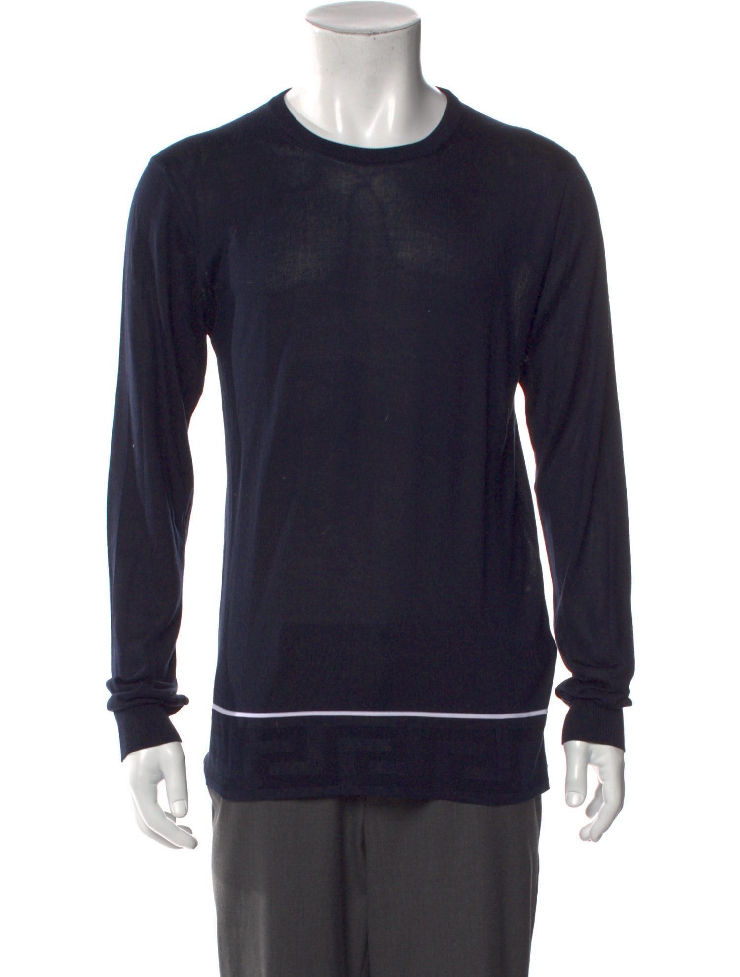 Versace Silk Crew Neck T-Shirt