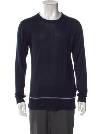 Versace Silk Crew Neck T-Shirt