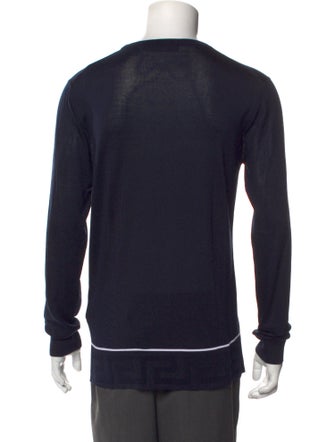 Versace Silk Crew Neck T-Shirt