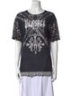 Versace Printed Crew Neck T-Shirt