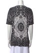 Versace Printed Crew Neck T-Shirt
