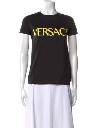Versace Graphic Print Crew Neck T-Shirt