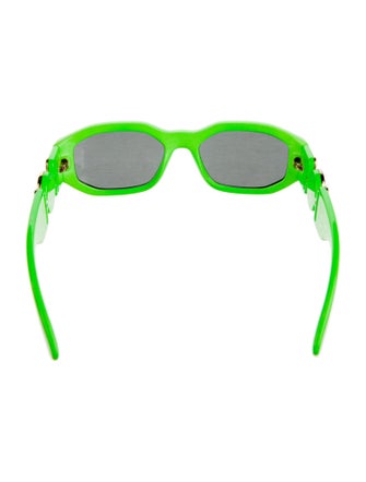 Versace Oversize Mirrored Sunglasses