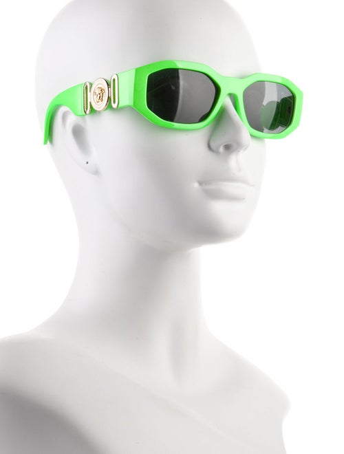Versace Oversize Mirrored Sunglasses