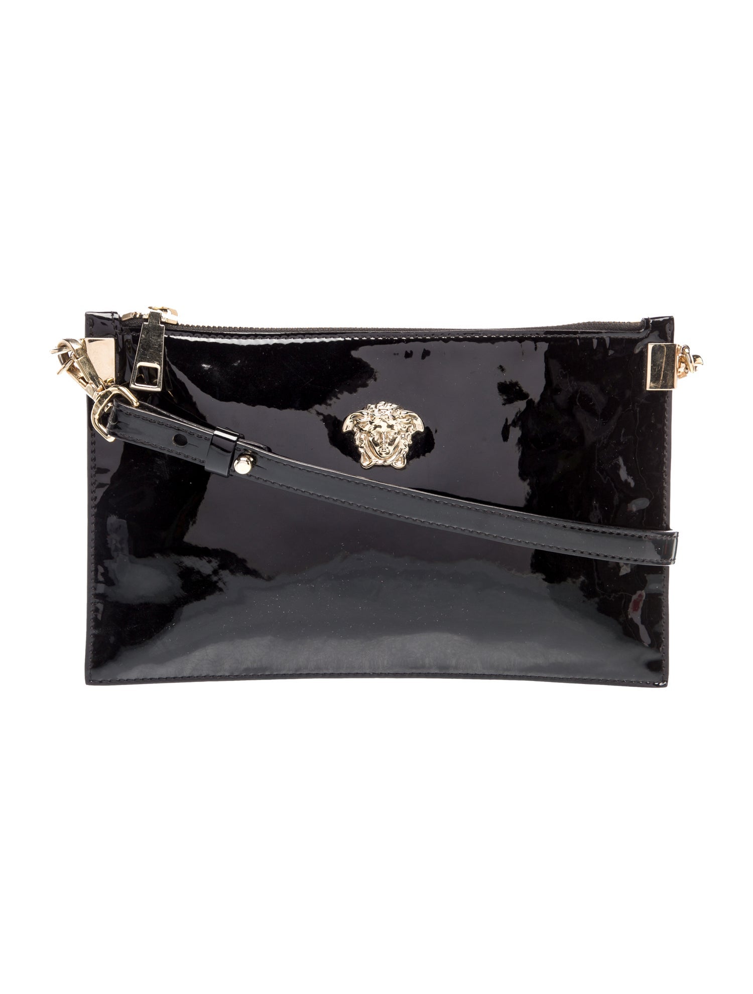 Versace Patent Leather Crossbody Bag