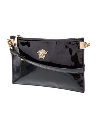 Versace Patent Leather Crossbody Bag
