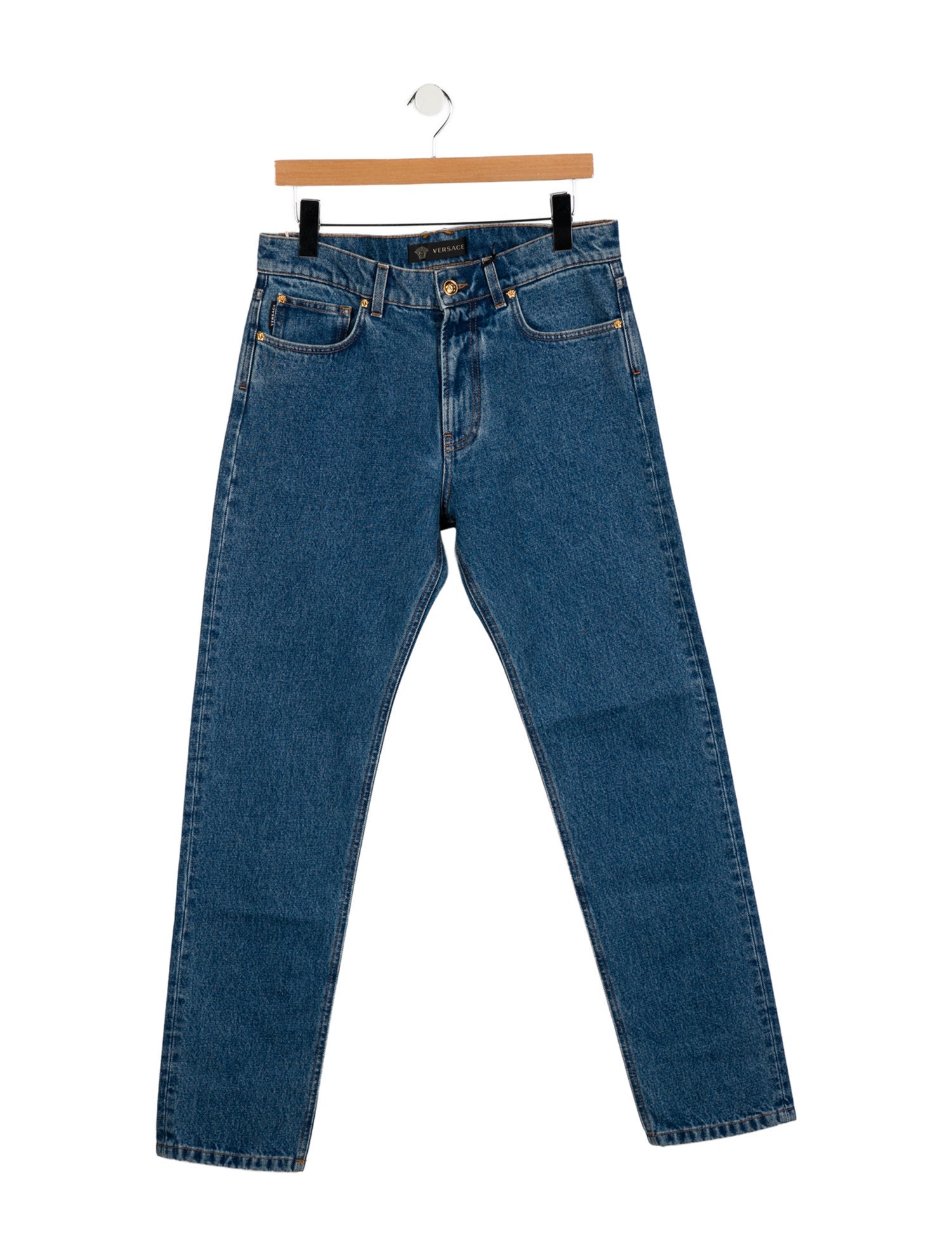 Versace Medusa Insignia Skinny Jeans w/ Tags