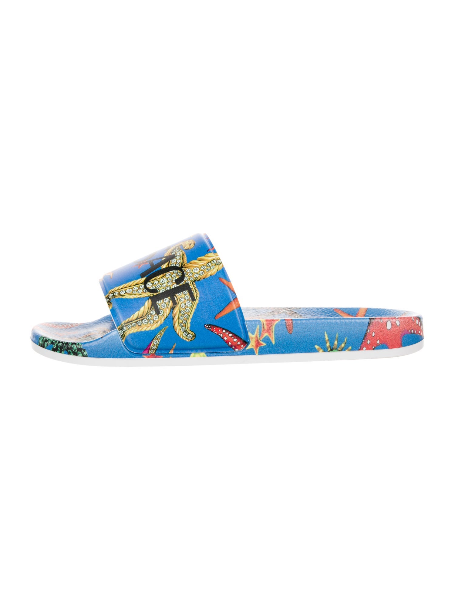Versace Rubber Printed Slides w/ Tags