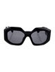 Versace Medusa Insignia Oversize Sunglasses