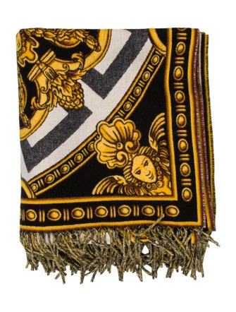 Versace La Coupe des Dieux Wool Throw Blanket