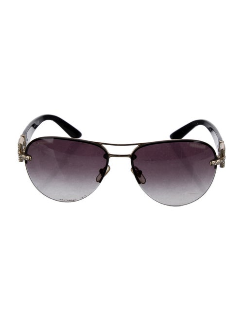 Versace Medusa Insignia Aviator Sunglasses