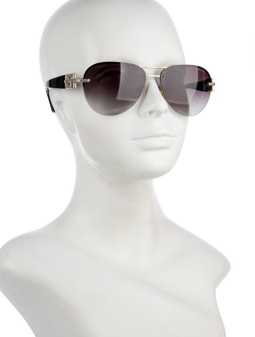 Versace Medusa Insignia Aviator Sunglasses