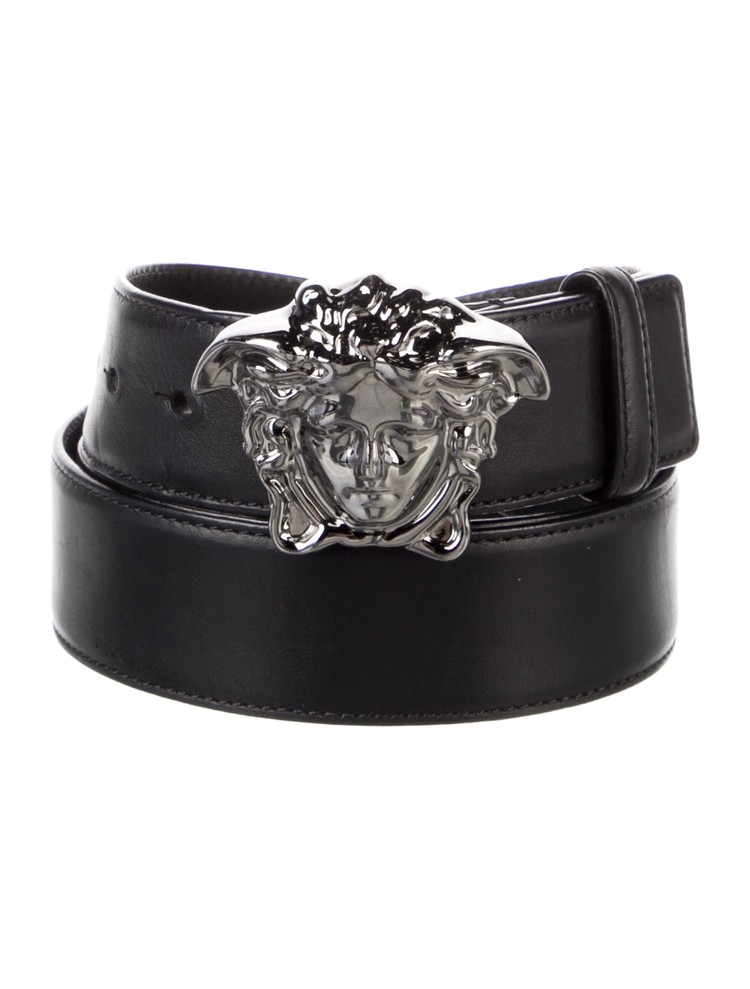 Versace Medusa Insignia Leather Belt