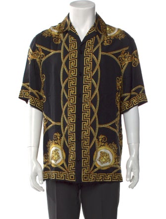 Versace Medusa Insignia Silk Shirt