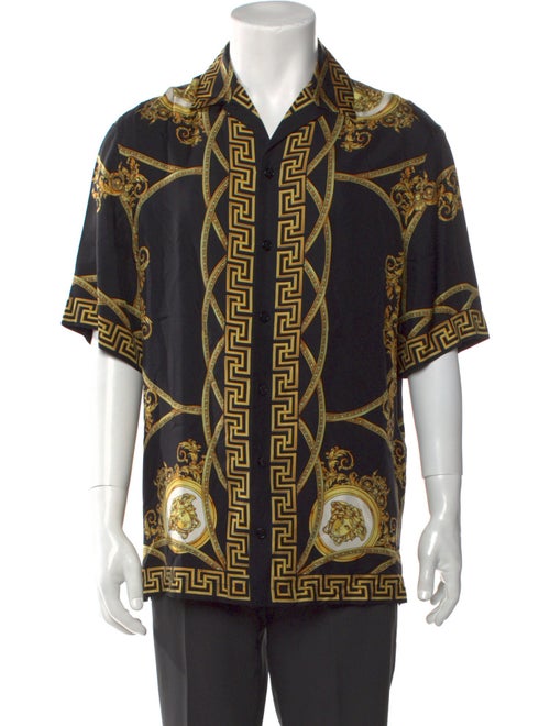 Versace Medusa Insignia Silk Shirt