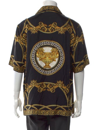 Versace Medusa Insignia Silk Shirt