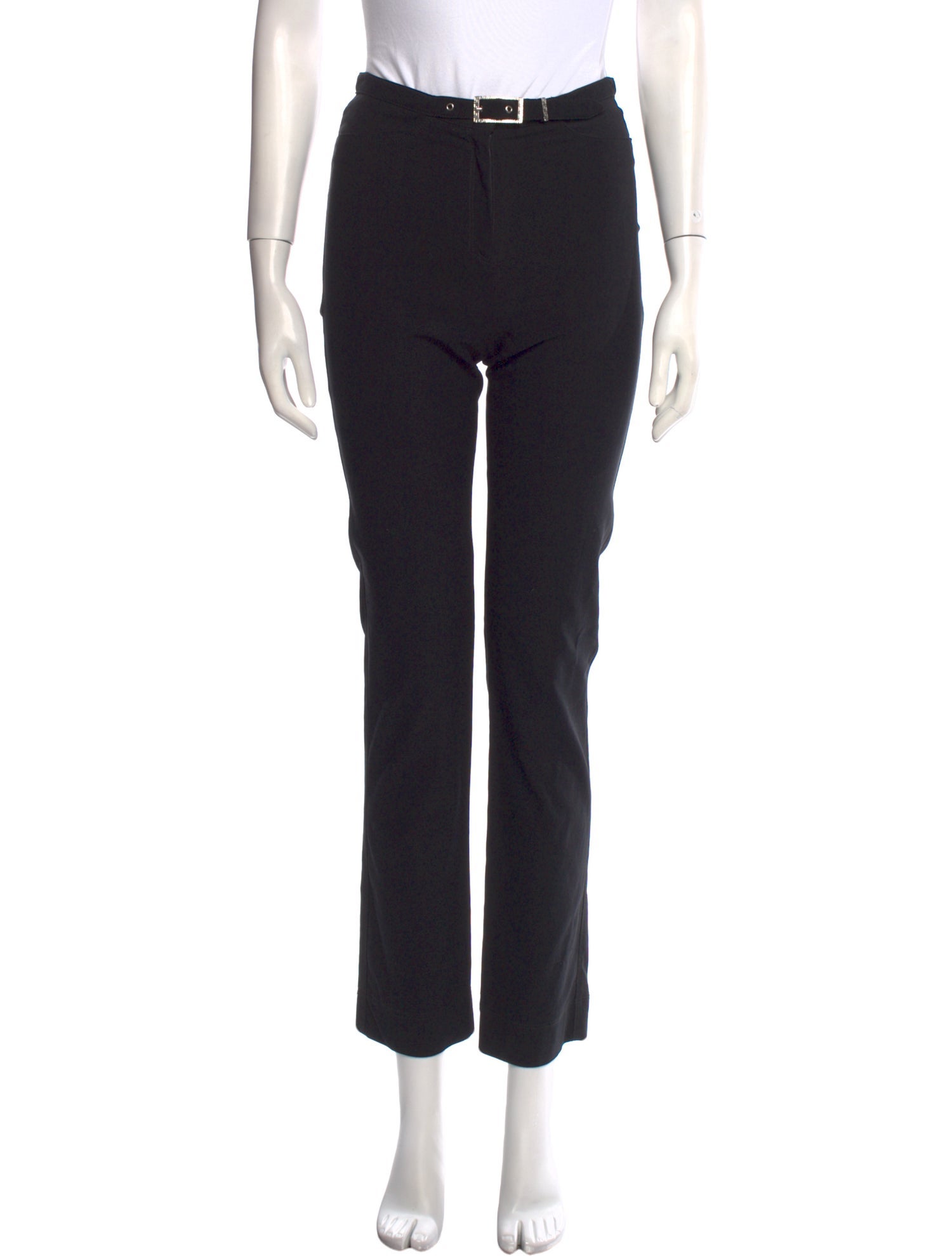 Versace Virgin Wool Straight Leg Pants