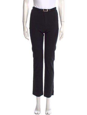 Versace Virgin Wool Straight Leg Pants