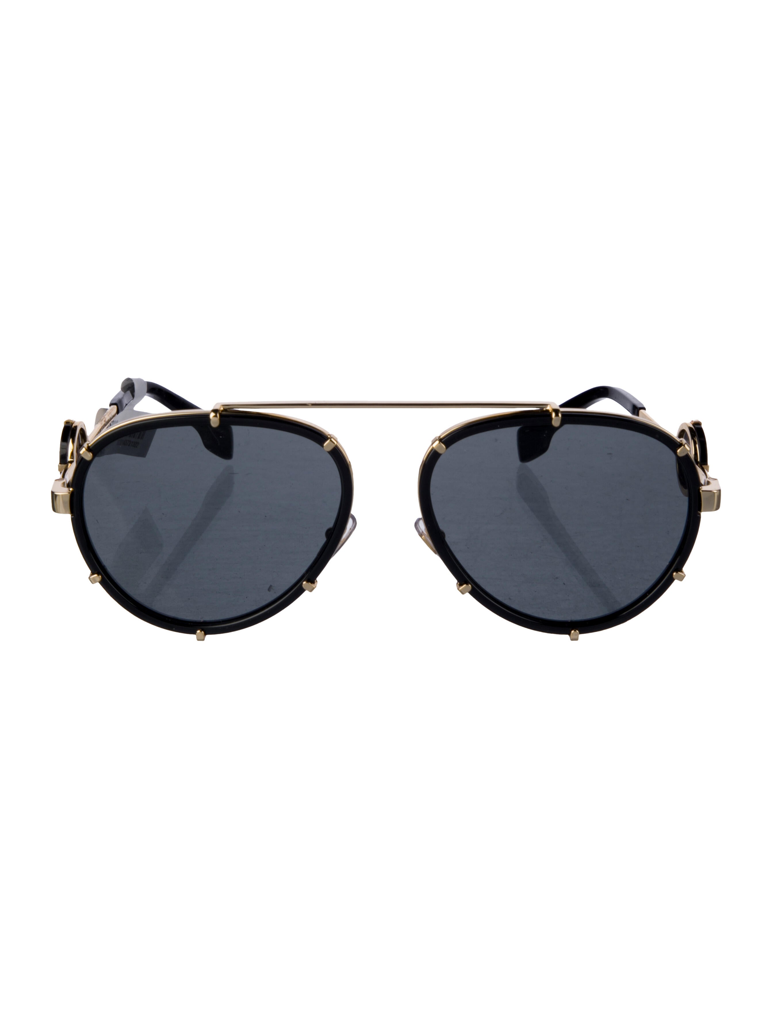 Versace Medusa Insignia Aviator Sunglasses w/ Tags