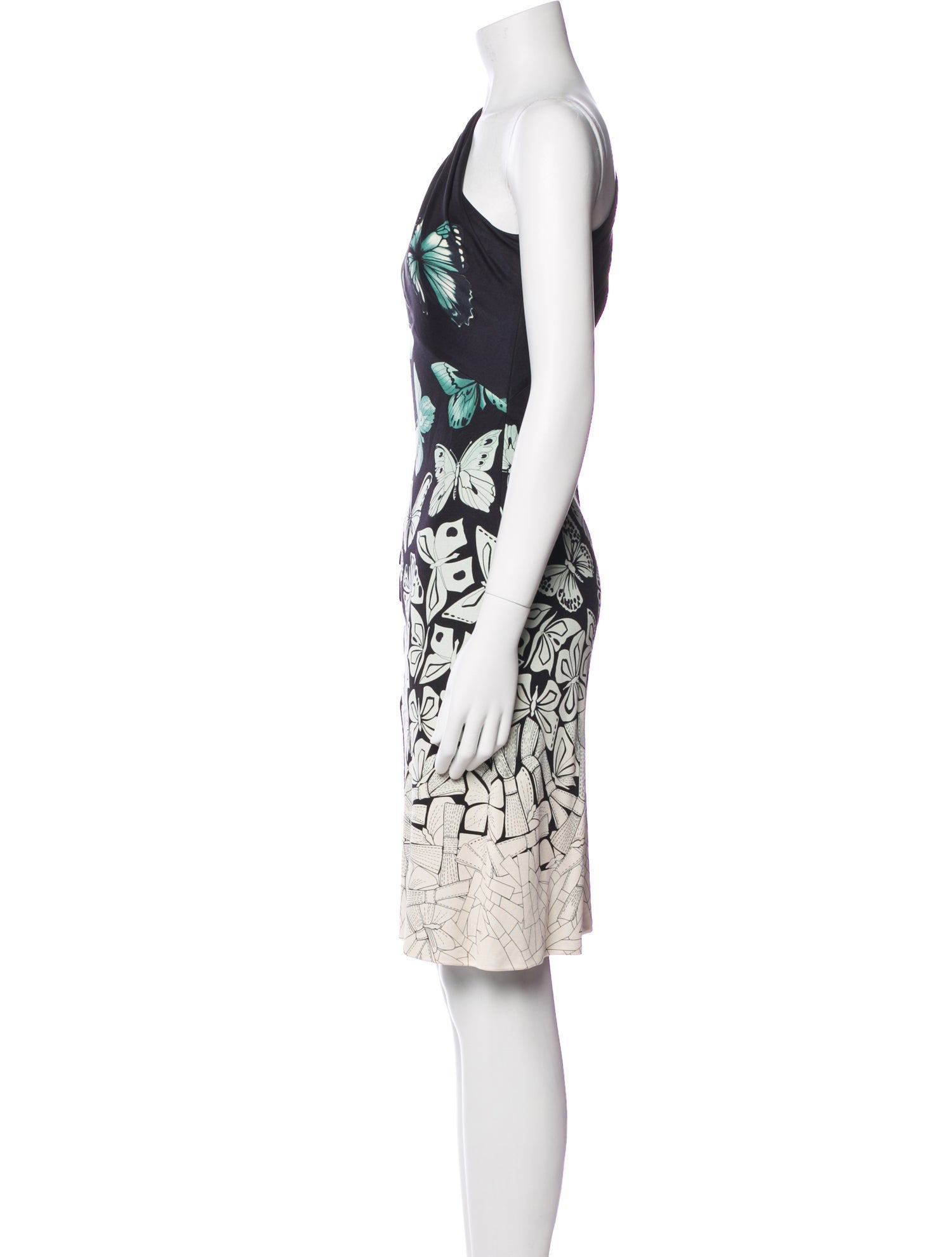 Versace Silk Knee-Length Dress