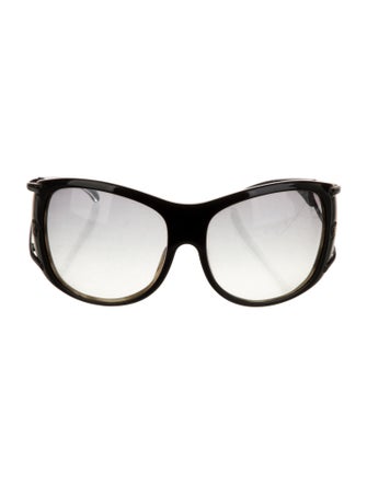 Versace Oversize Gradient Sunglasses