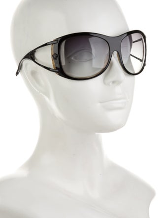 Versace Oversize Gradient Sunglasses