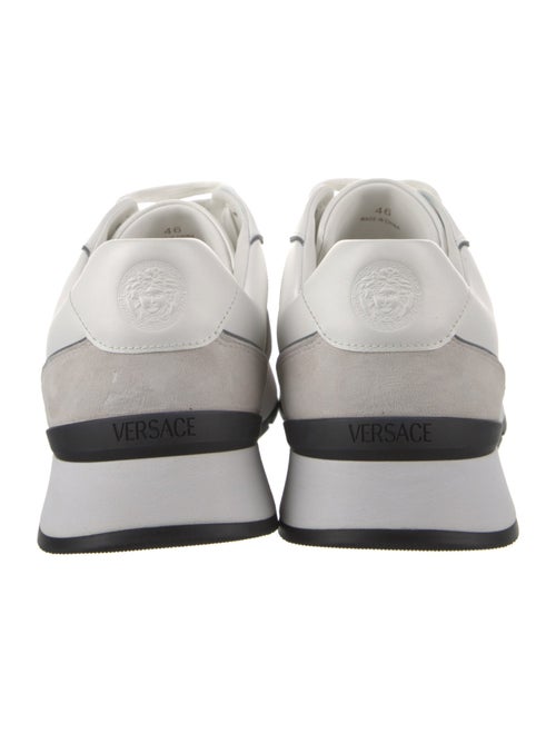 Versace Medusa Insignia Leather Sneakers