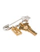 Versace Safety Pin Brooch