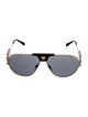Versace Medusa Insignia Aviator Sunglasses