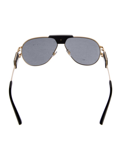 Versace Medusa Insignia Aviator Sunglasses