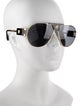 Versace Medusa Insignia Aviator Sunglasses