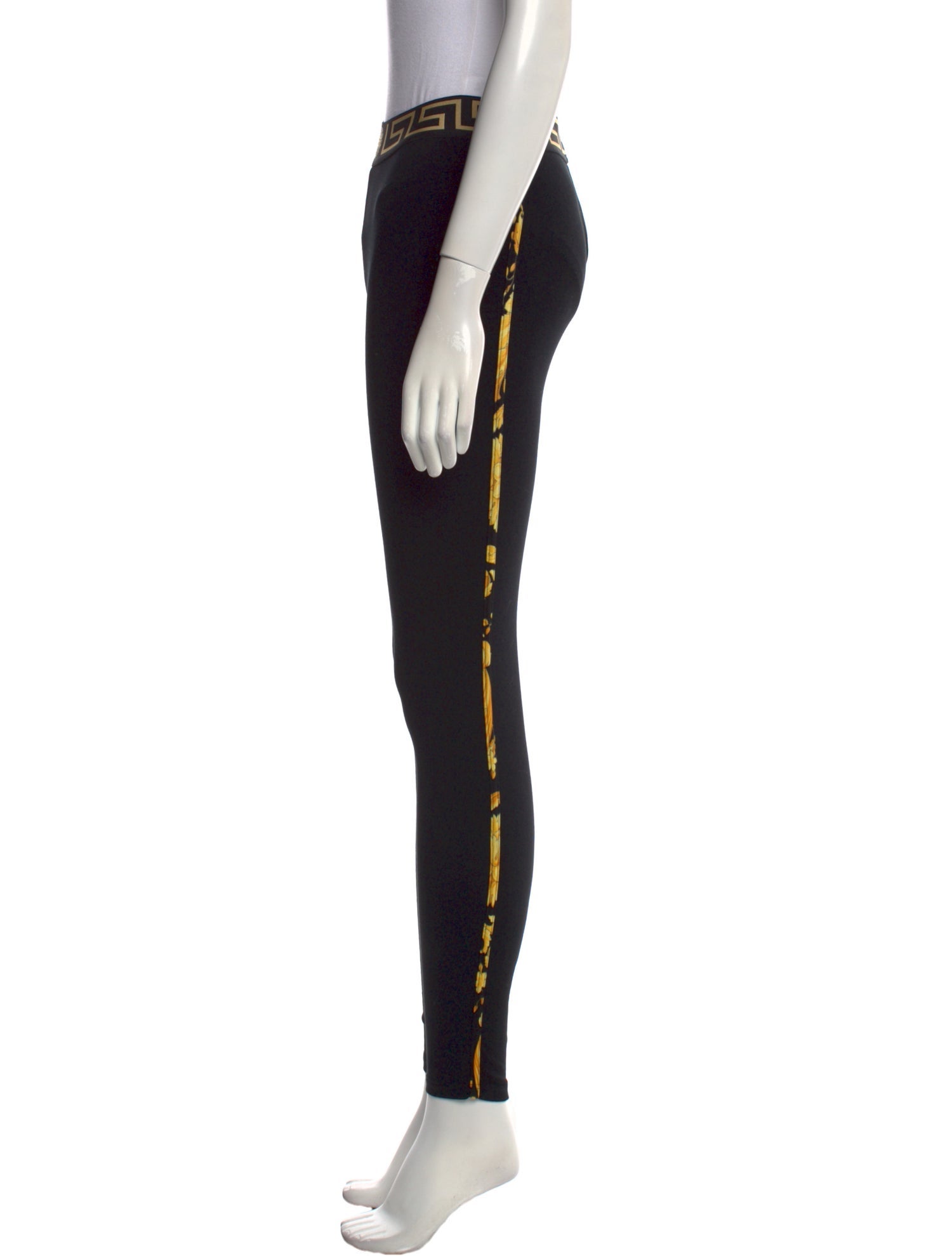 Versace Printed Skinny Leg Pants