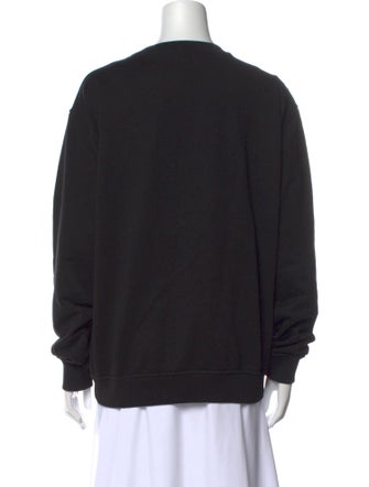 Versace Graphic Print Crew Neck Sweatshirt