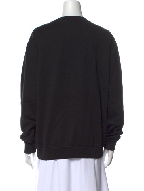 Versace Graphic Print Crew Neck Sweatshirt