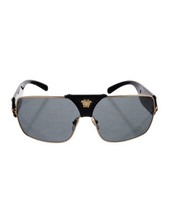 Versace Shield Tinted Sunglasses