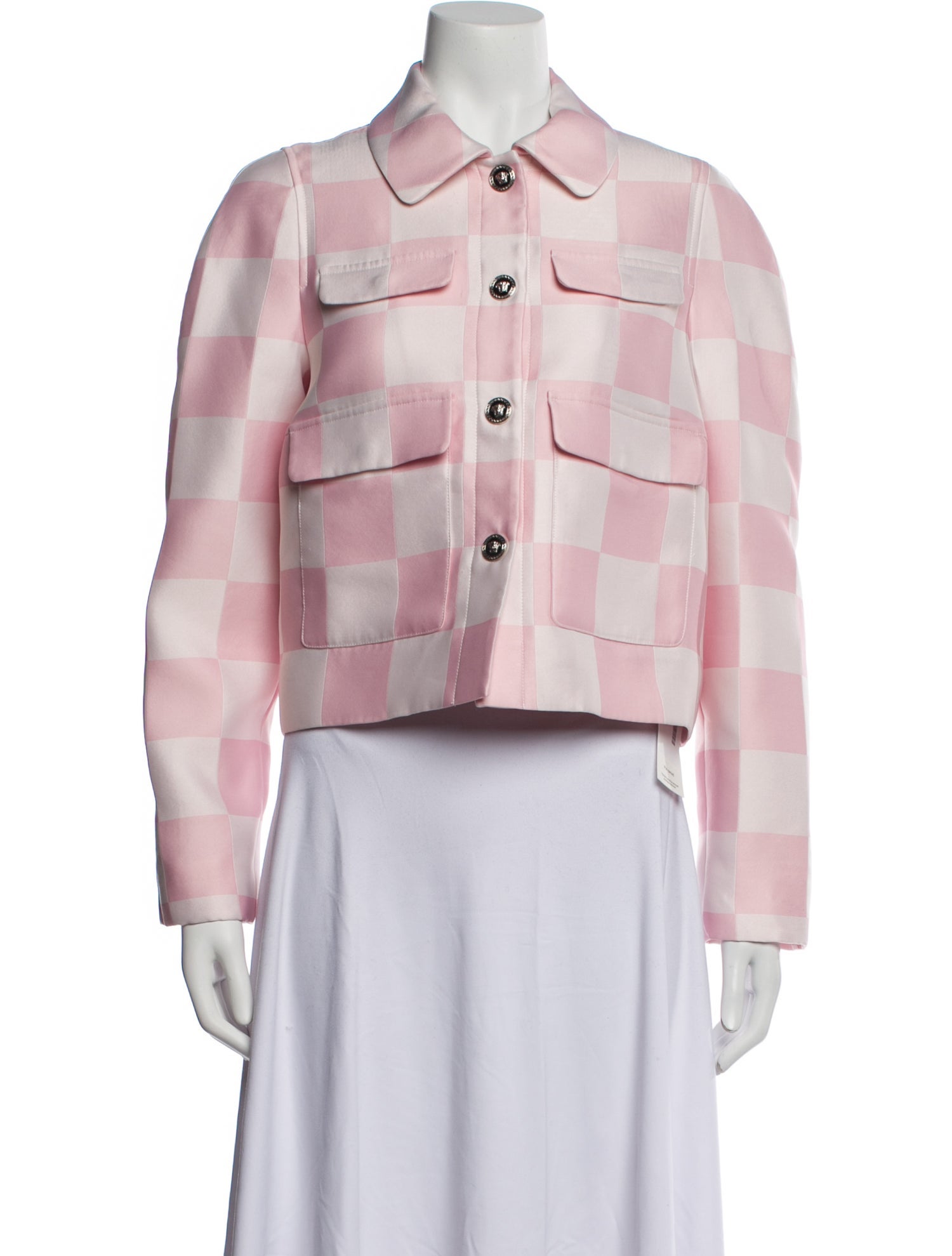 Versace Plaid Print Blazer w/ Tags