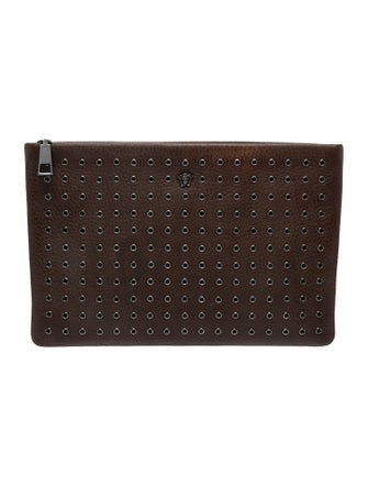 Versace Leather Clutch