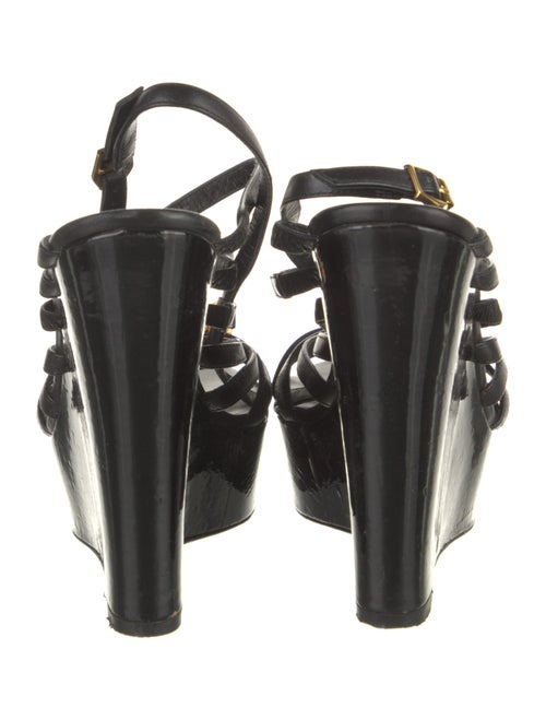 Versace Leather Gladiator Sandals