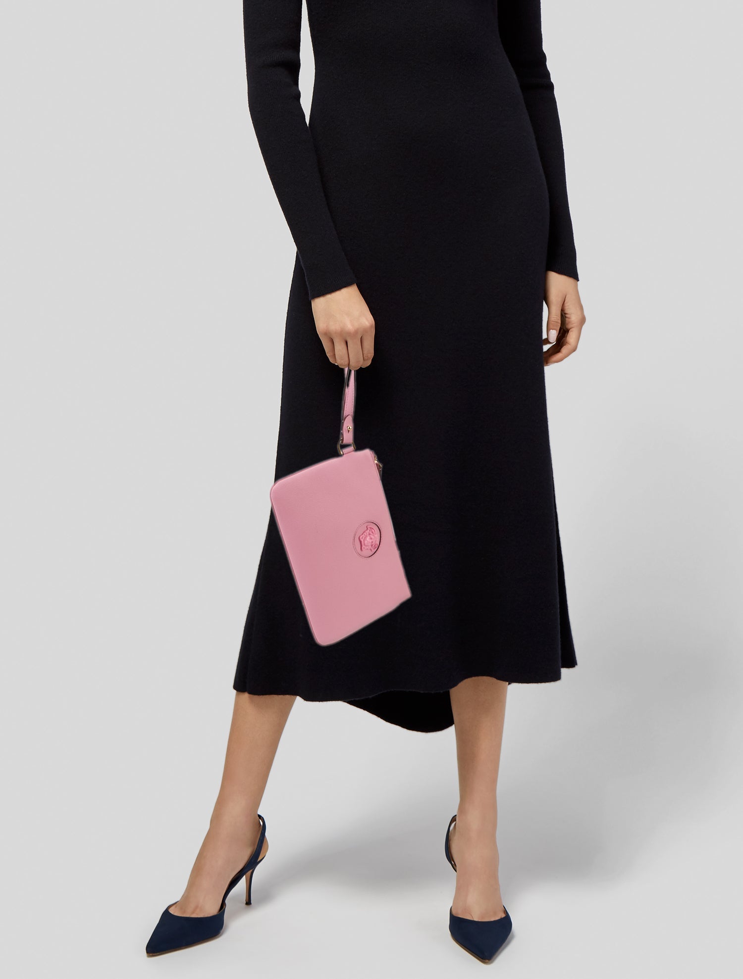 Versace Leather Clutch