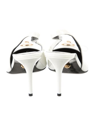Versace Patent Leather Slingback Pumps