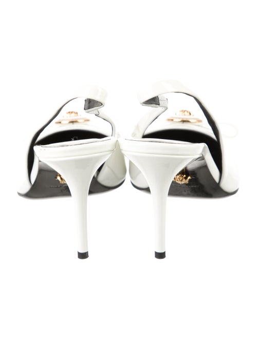 Versace Patent Leather Slingback Pumps