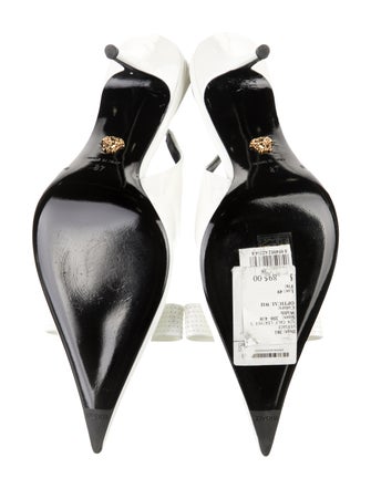 Versace Patent Leather Slingback Pumps