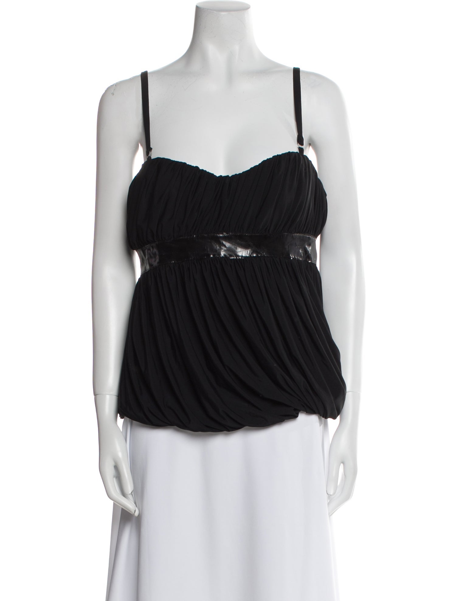 Versace Square Neckline Sleeveless Blouse