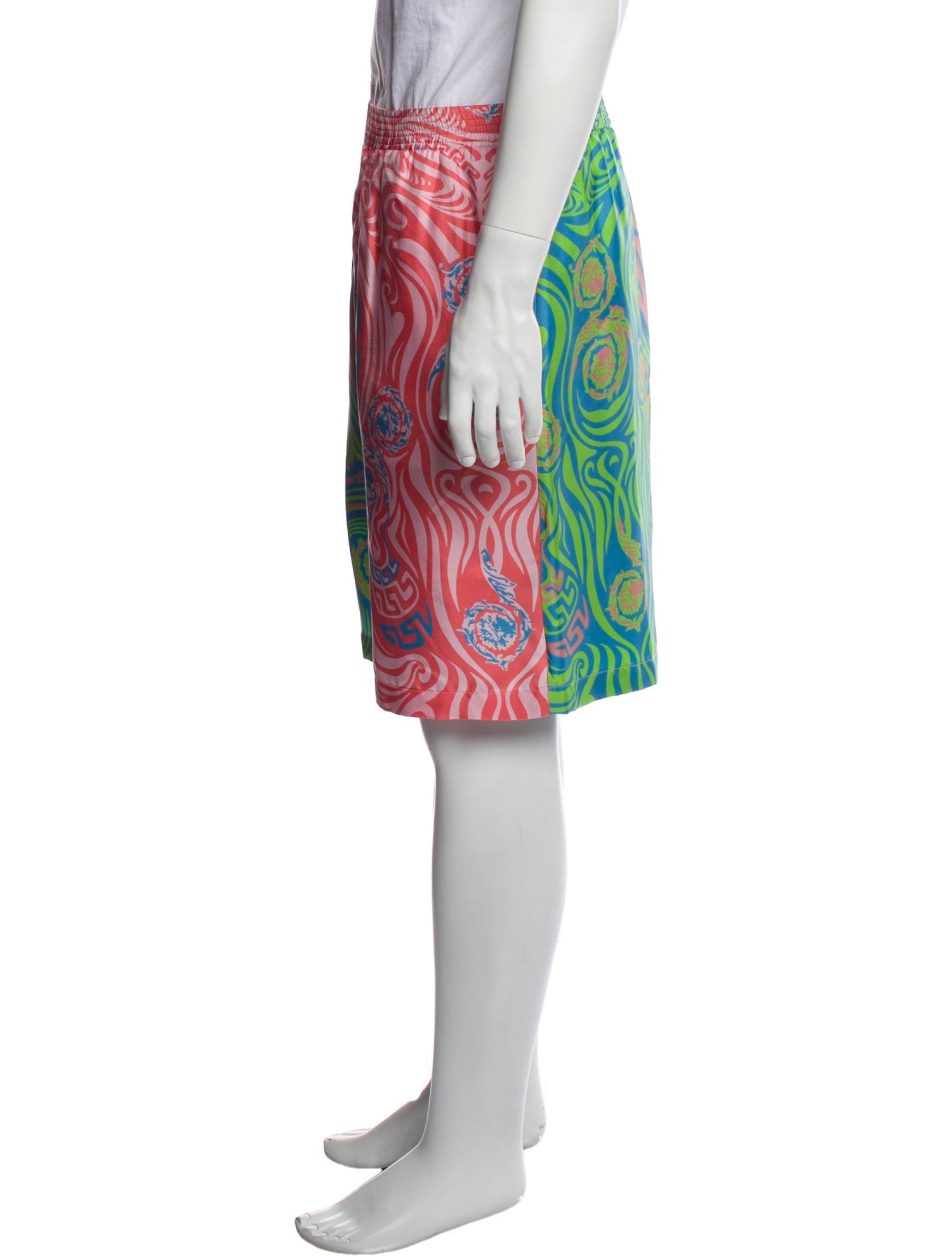 Versace Silk Jogger Shorts