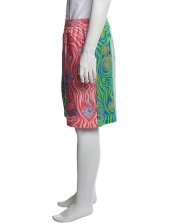 Versace Silk Jogger Shorts