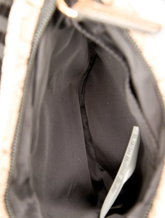 Versace Canvas Messenger Bag