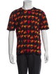 Versace Printed Crew Neck T-Shirt