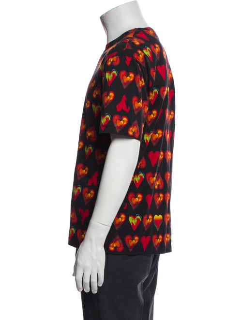 Versace Printed Crew Neck T-Shirt